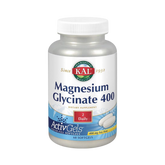 KAL Magnesium Glycinate 400 ActivGels, Non-GMO & Vegan, 60 Softgels